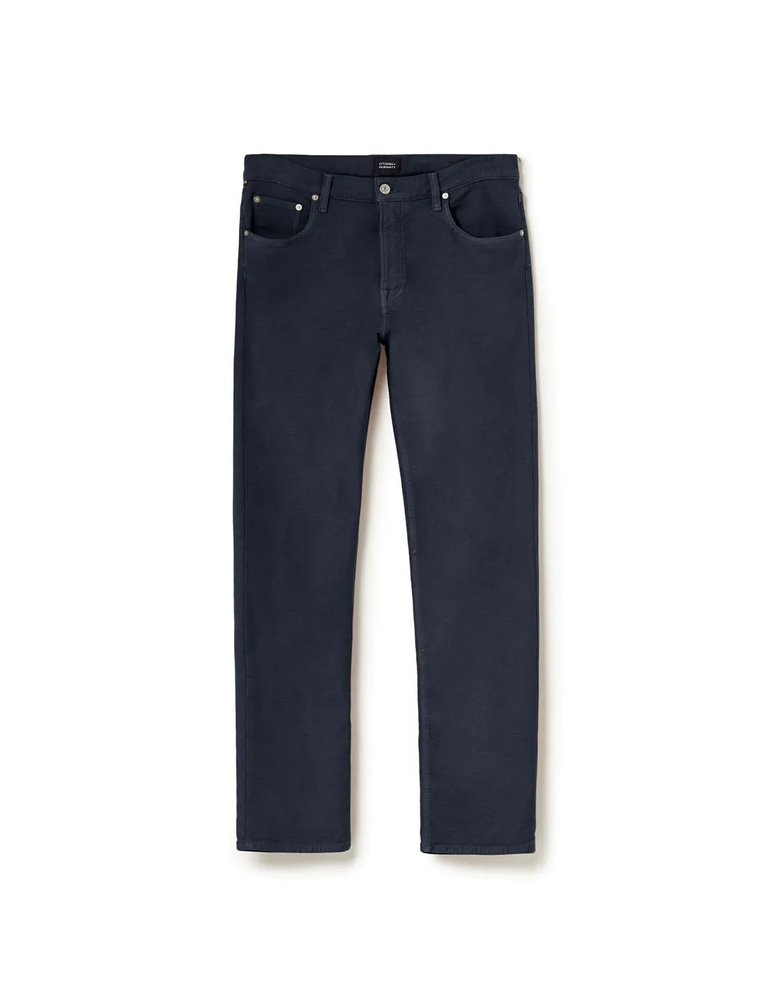 Gage Straight Linen Pant - Night Flight