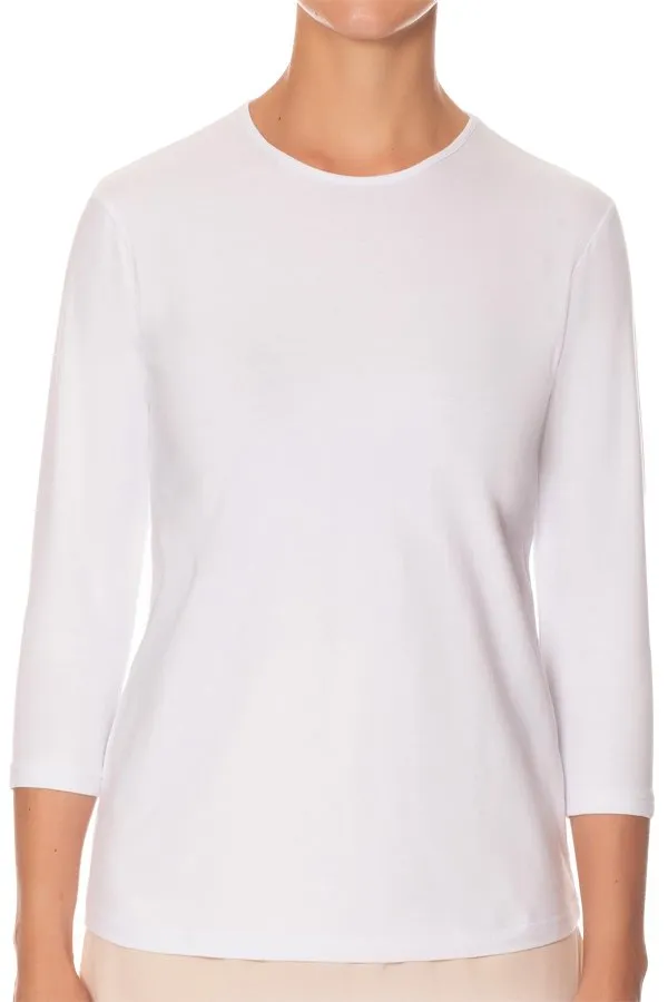 Gemsli Organic Cotton 3/4 Sleeve Shell Top