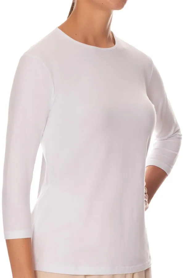 Gemsli Organic Cotton 3/4 Sleeve Shell Top