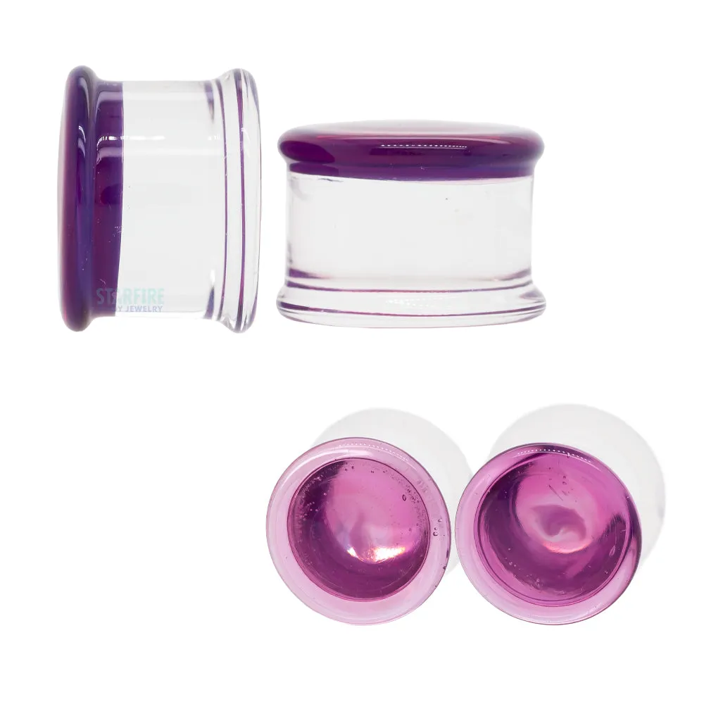 Glass Colorfront Plugs - Grape Jelly (Premium Color)