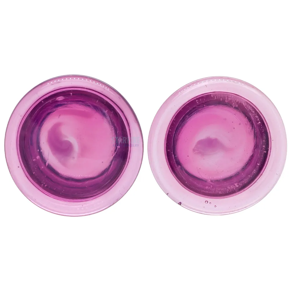 Glass Colorfront Plugs - Grape Jelly (Premium Color)