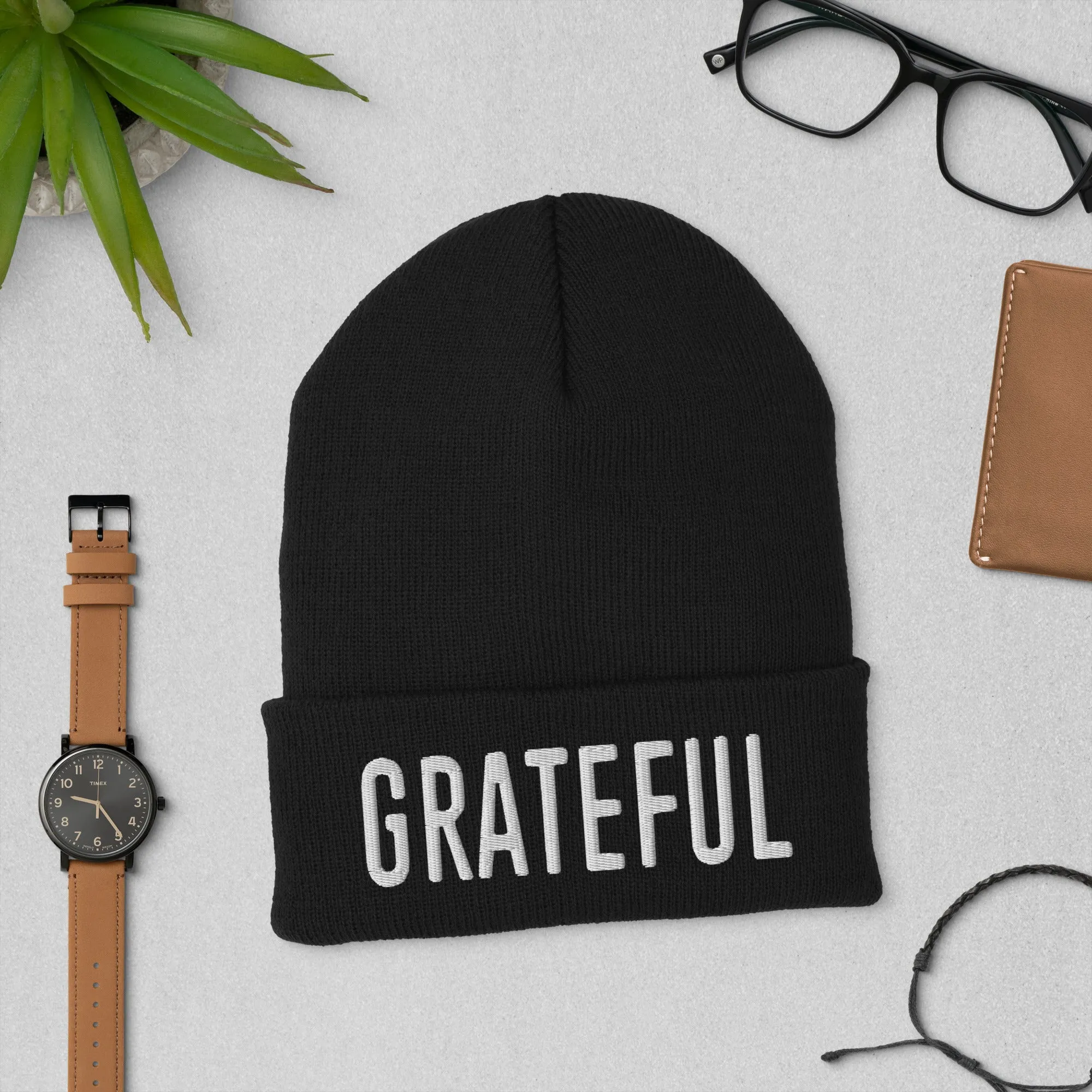 Grateful - Cuffed Beanie