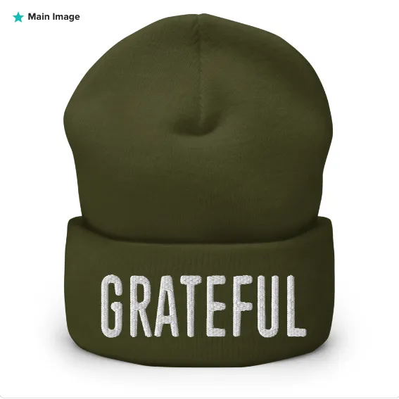 Grateful - Cuffed Beanie