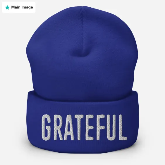 Grateful - Cuffed Beanie