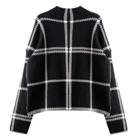 Grid Lounge Sweater