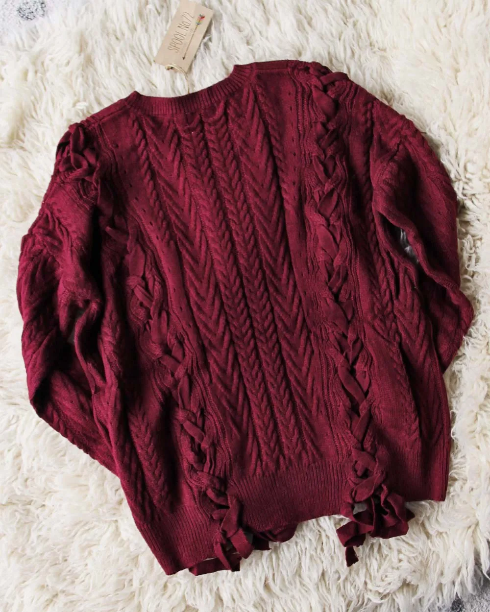 Harlow Lace-up Sweater