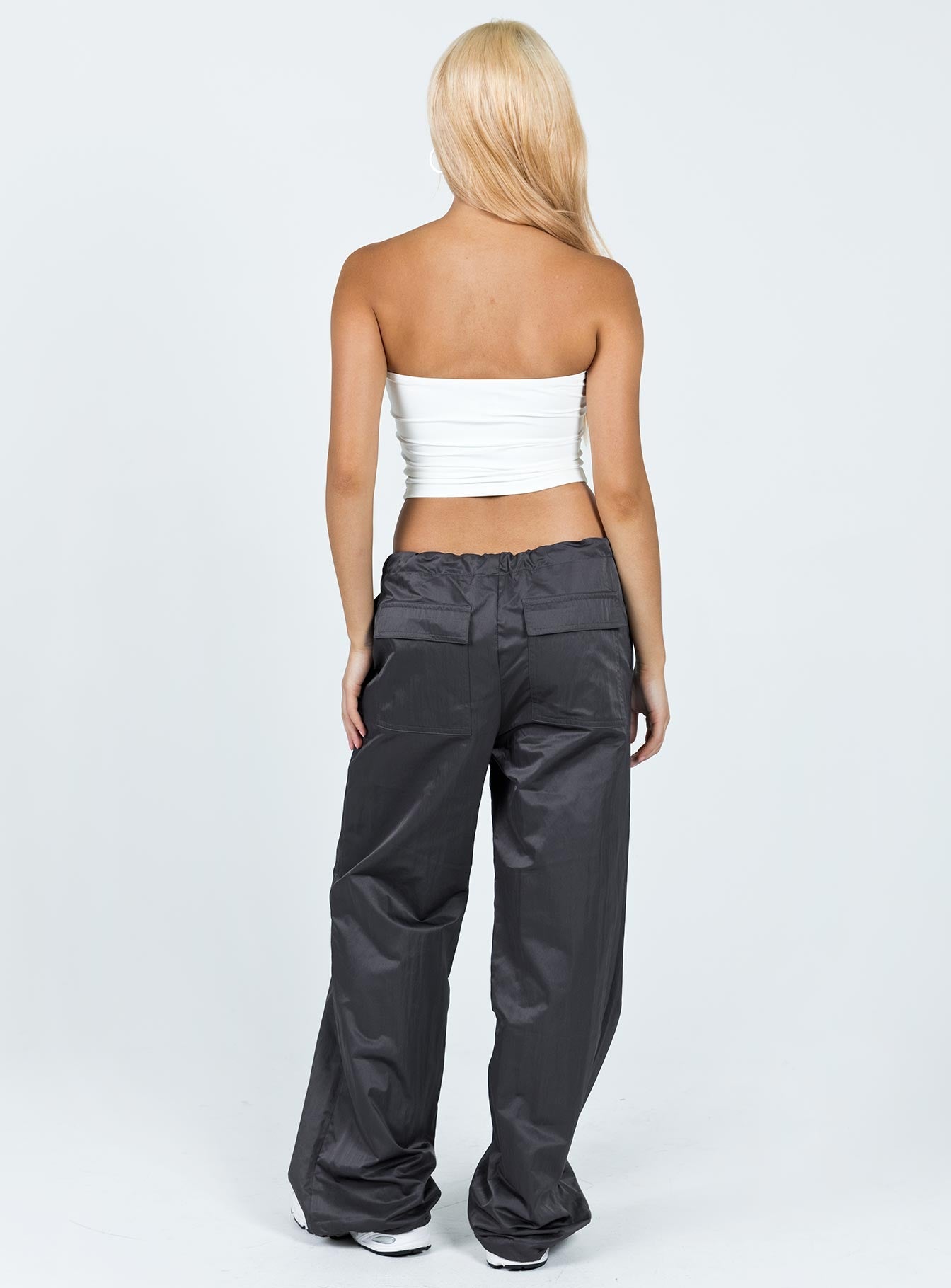 Harran Parachute Pants Grey