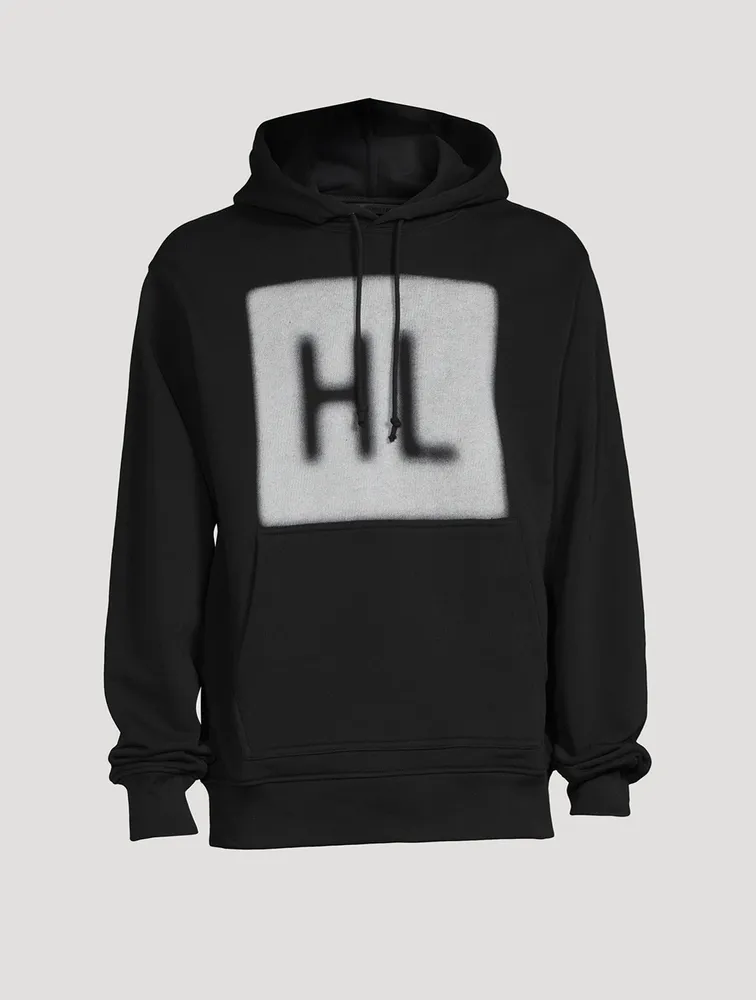 HELMUT LANG Blur Logo Hoodie