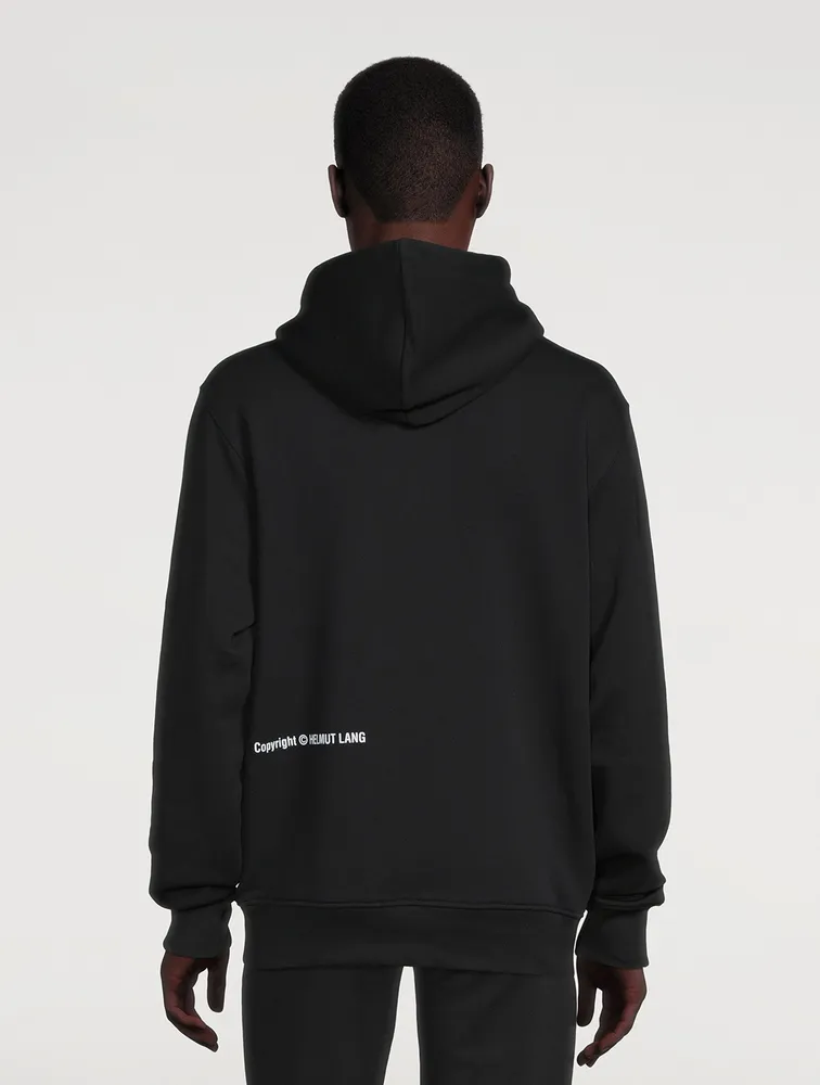 HELMUT LANG Blur Logo Hoodie