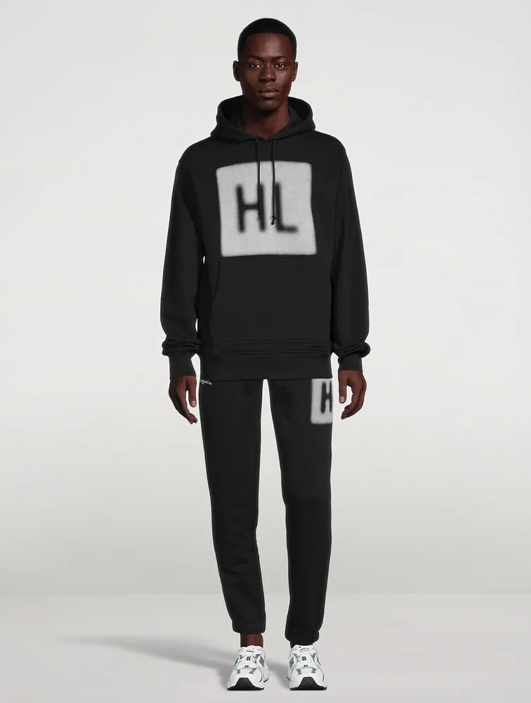 HELMUT LANG Blur Logo Hoodie