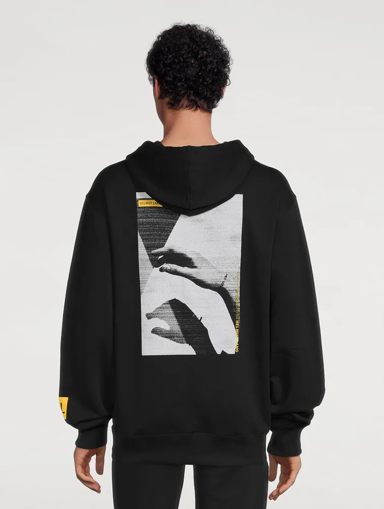 HELMUT LANG Burnout Photo Hoodie