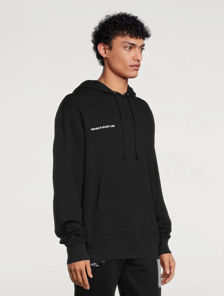 HELMUT LANG Burnout Photo Hoodie