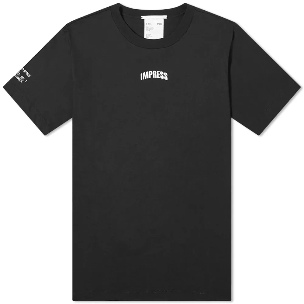 Helmut Lang Impress Your Parents T-ShirtBasalt Black