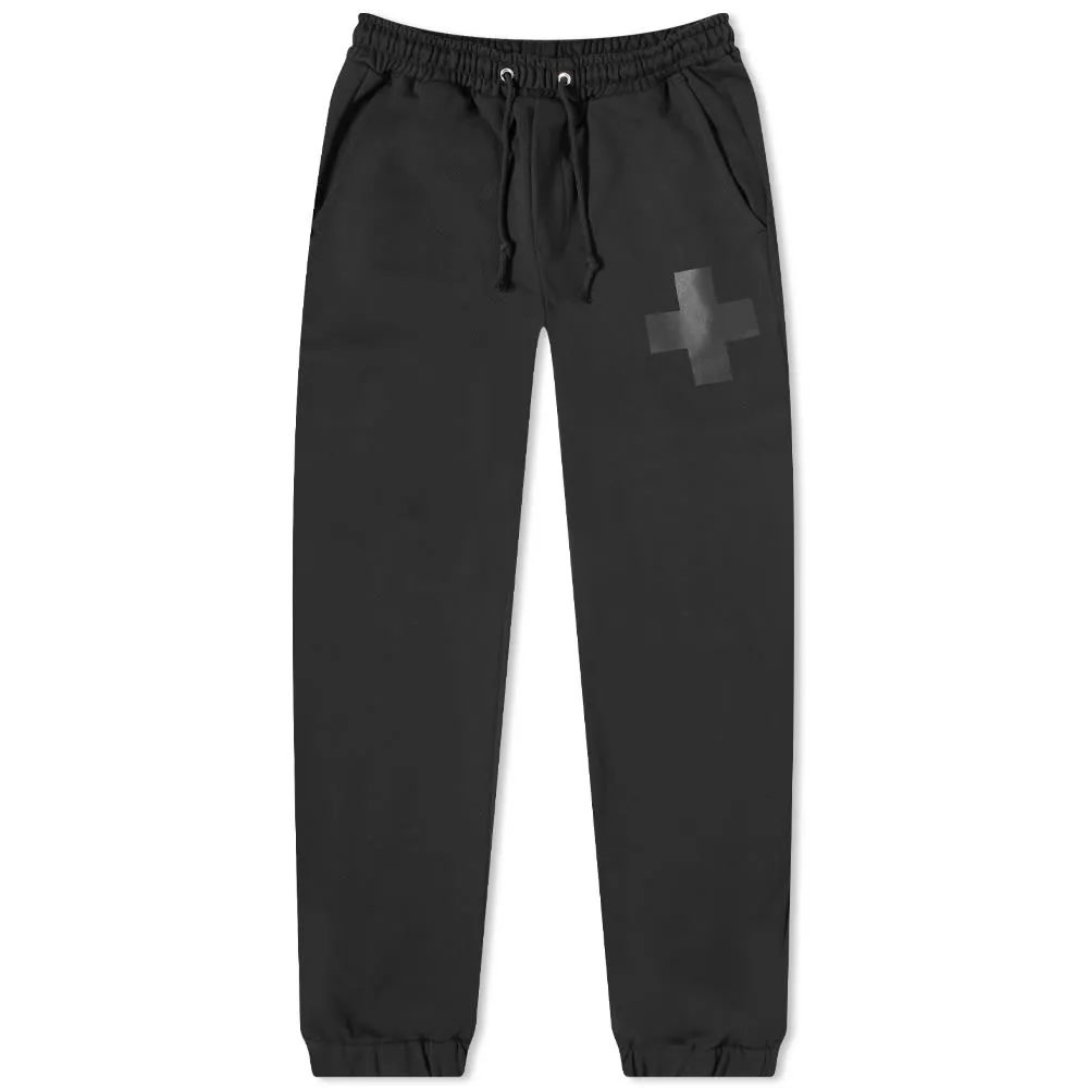 Helmut Lang Lifeguard Cross Logo Sweat PantBlack