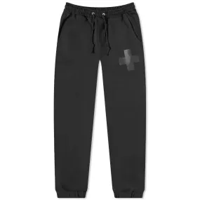 Helmut Lang Lifeguard Cross Logo Sweat PantBlack