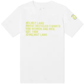 Helmut Lang Recycled Label T-ShirtWhite