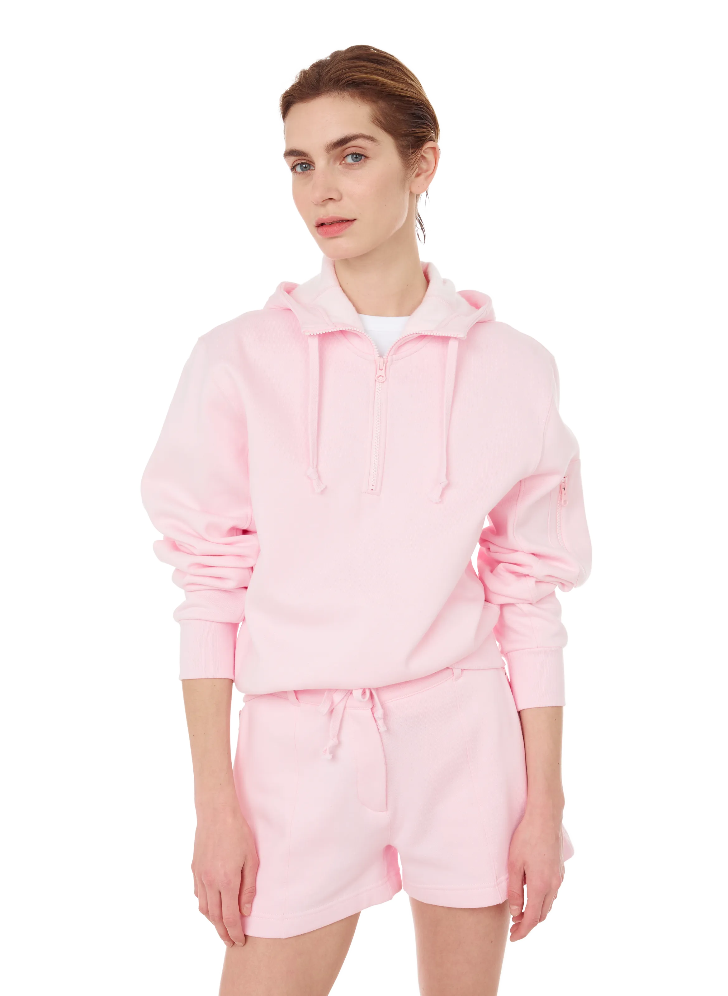 HELMUT LANG  Sport SWT cotton hoodie - Pink