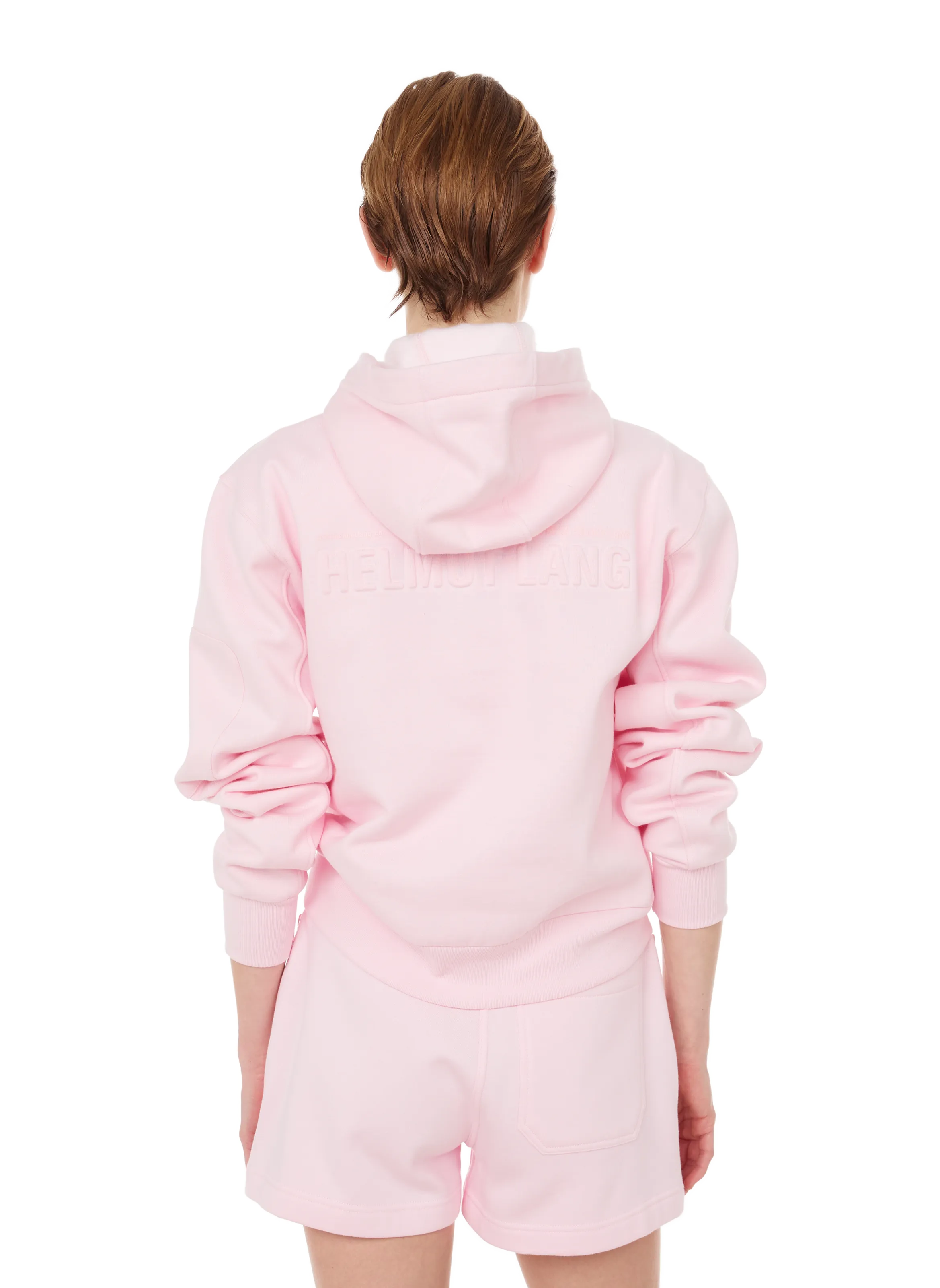 HELMUT LANG  Sport SWT cotton hoodie - Pink