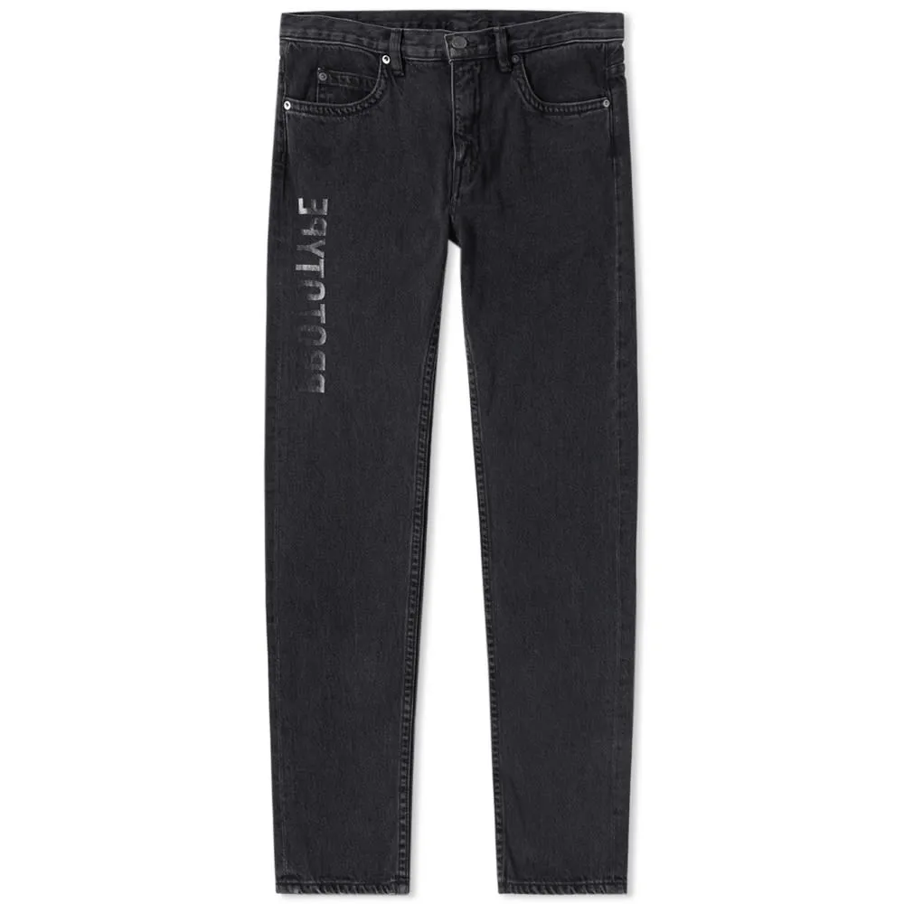 Helmut Lang x Travis Scott Birds Indigo JeanWashed Black