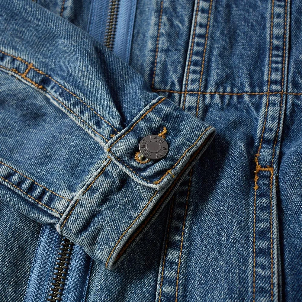 Helmut Lang x Travis Scott Smoke Patch Denim JacketWashed Indigo