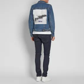 Helmut Lang x Travis Scott Smoke Patch Denim JacketWashed Indigo