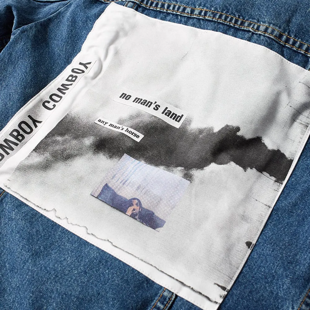 Helmut Lang x Travis Scott Smoke Patch Denim JacketWashed Indigo