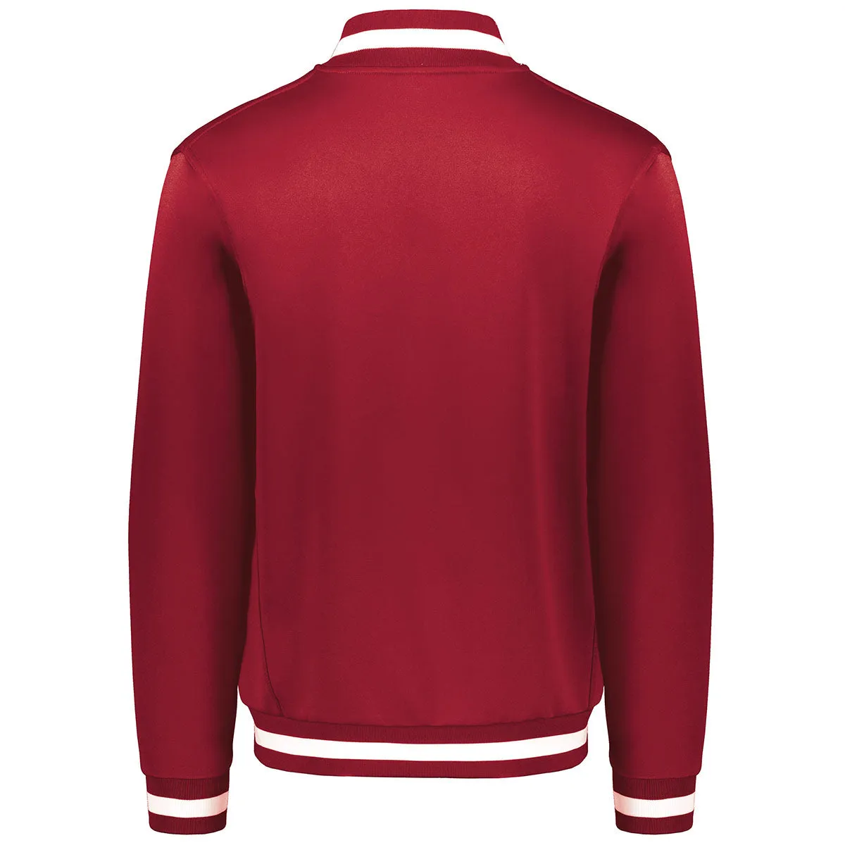 Holloway Men's Scarlet/White V-Street Full Zip Jacket