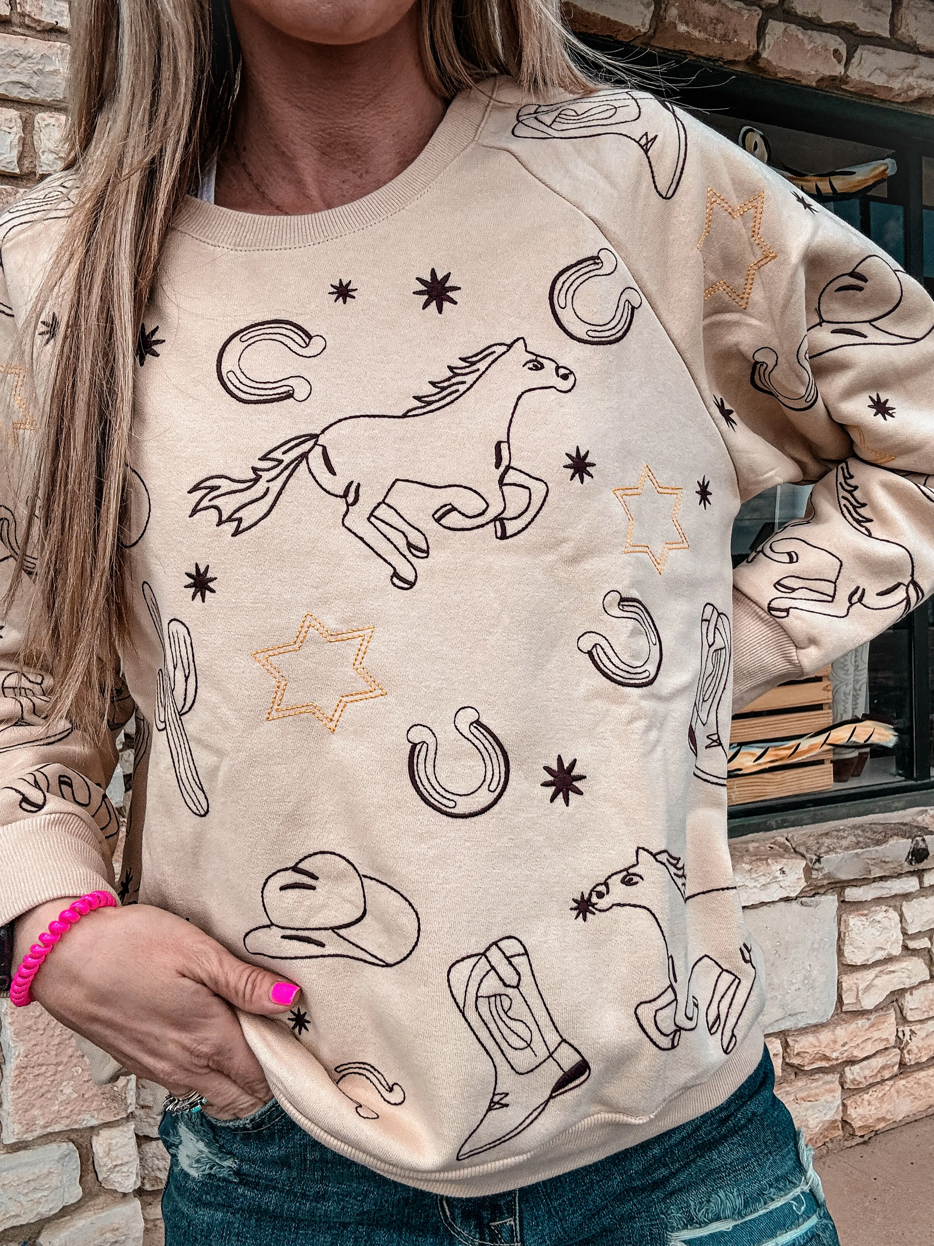 Horses Are Faster Sweater (Cream)