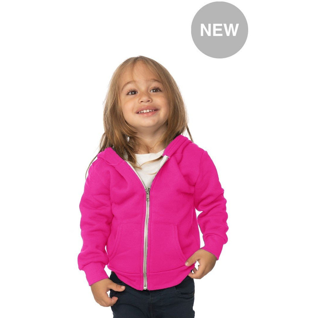 Infant Fashion Fleece Neon Zip Hoody