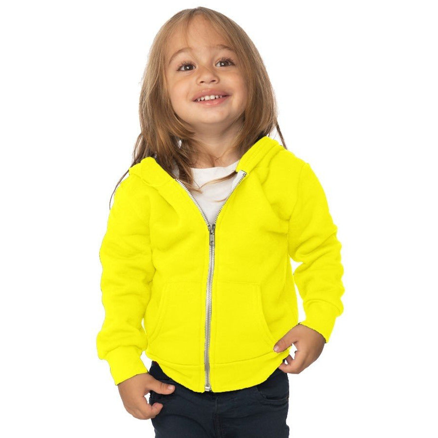 Infant Fashion Fleece Neon Zip Hoody