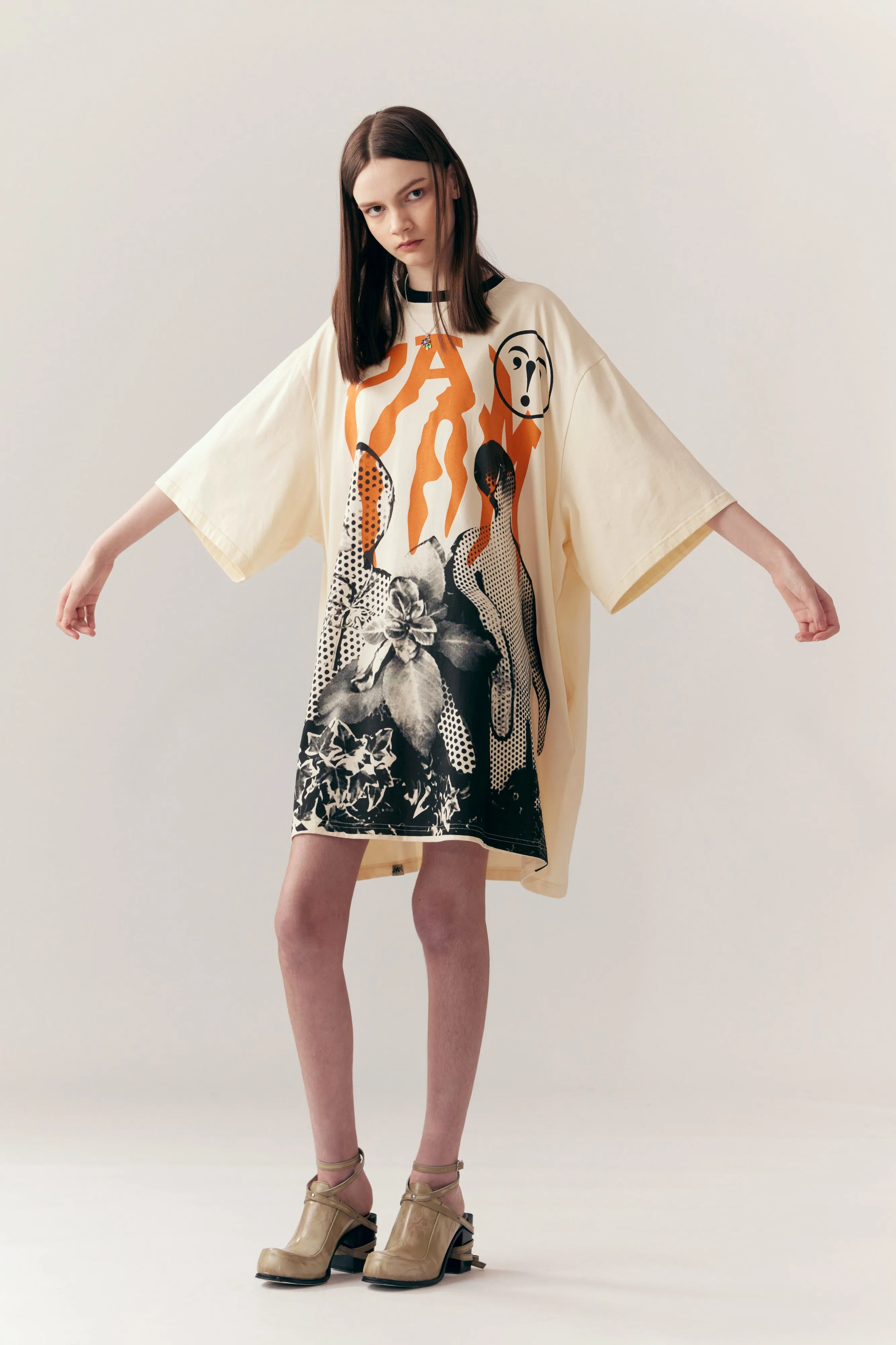 IVY OVERSIZED T SHIRT DRESS