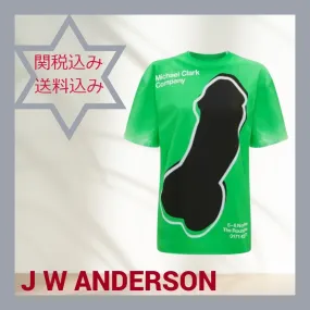 J W ANDERSON  |Cotton Short Sleeves Designers T-Shirts