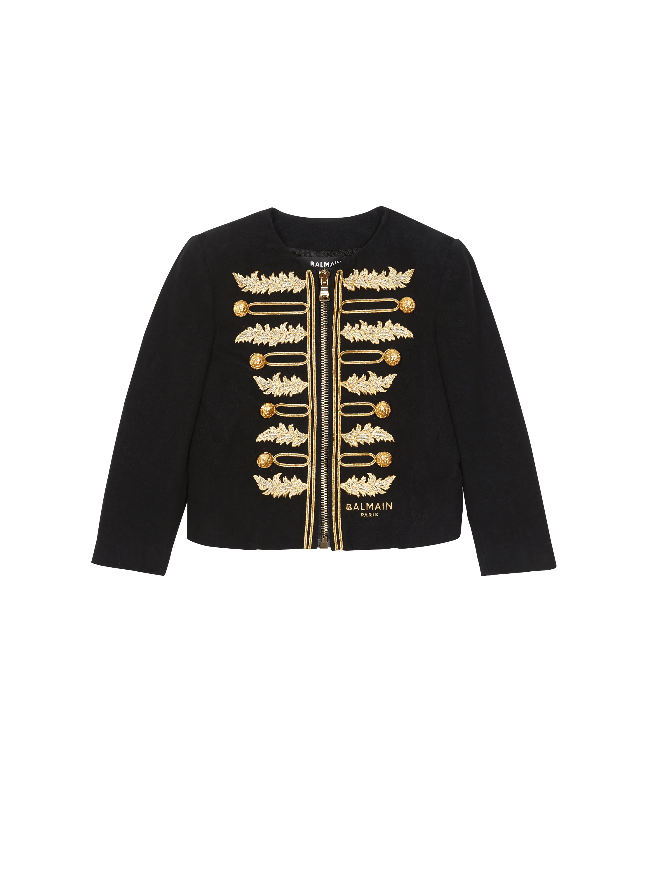 Jacket with embroidered braids