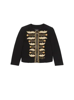 Jacket with embroidered braids