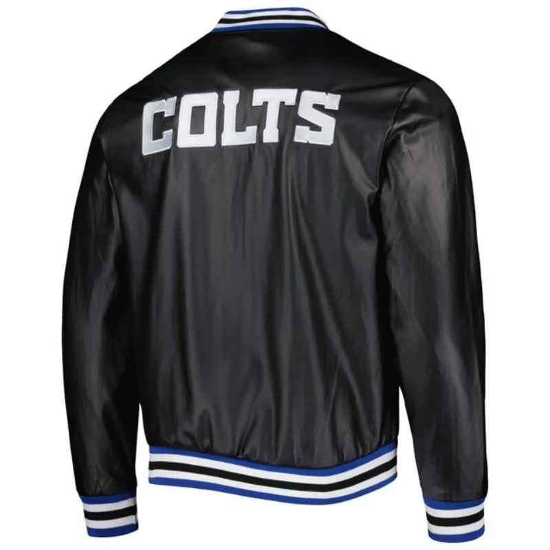 Jacob Indianapolis Colts Black Varsity Jacket - William Jacket