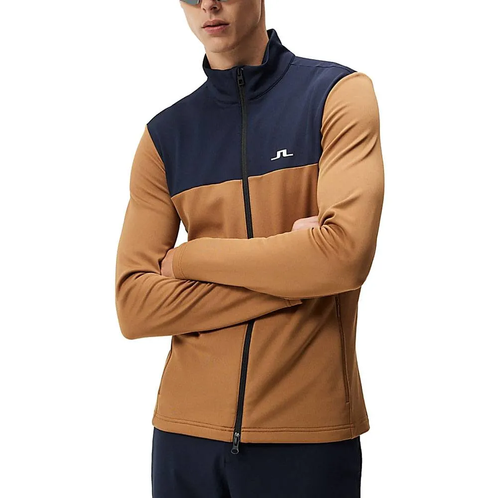 J.Lindeberg Banks Mid Layer Golf Jacket Chipmunk - FW23