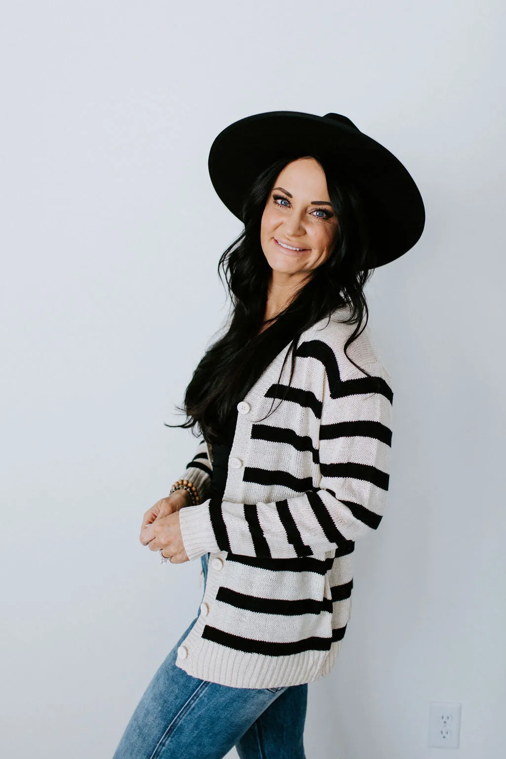 Kelsey Striped Cardigan