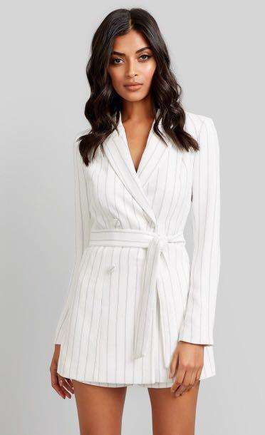 KOOKAI Pinstripe Blazer Playsuit - RRP $189