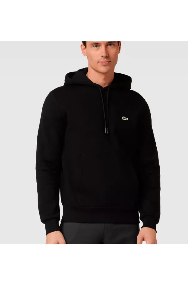 Lacoste Hoodie Organic Cotton Black