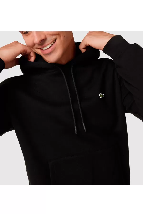 Lacoste Hoodie Organic Cotton Black