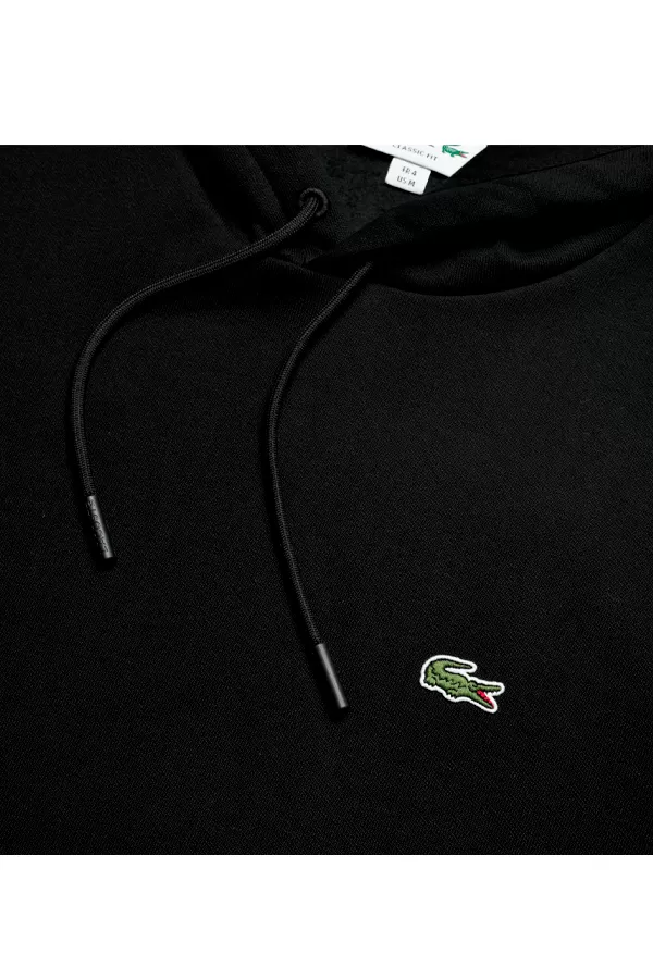 Lacoste Hoodie Organic Cotton Black