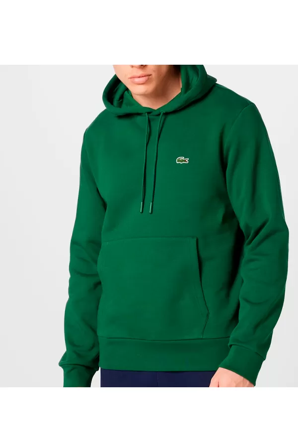 Lacoste Hoodie Organic Cotton Green