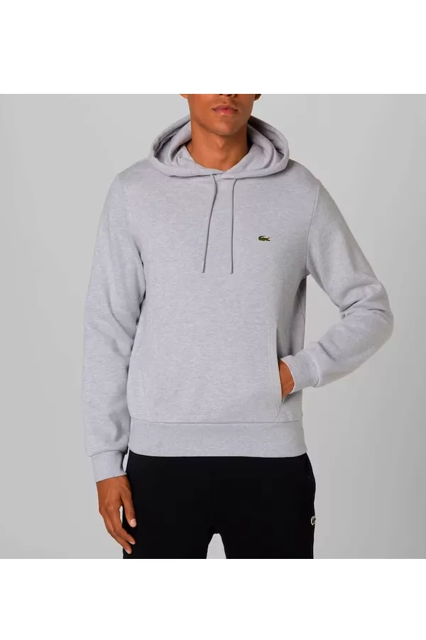 Lacoste Hoodie Organic Cotton Grey