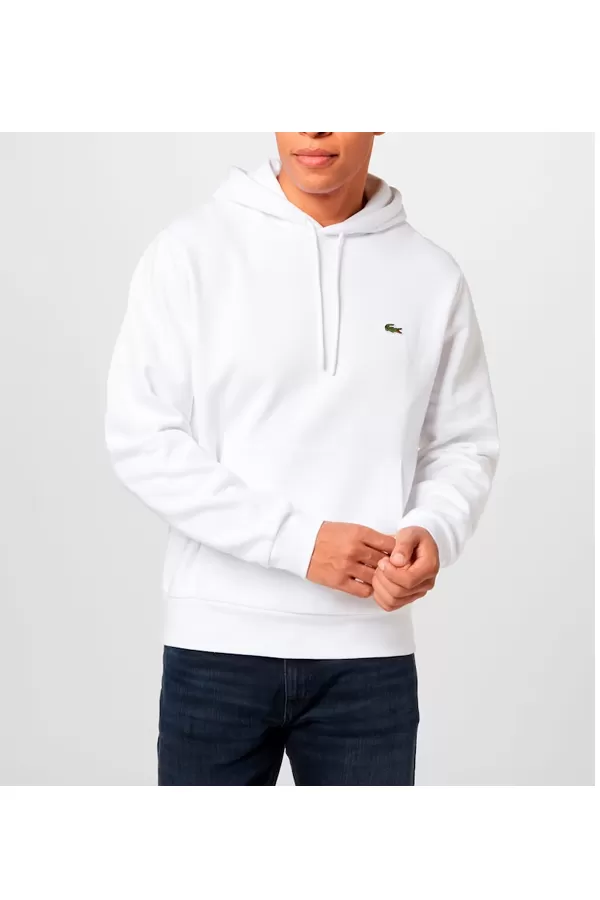 Lacoste Hoodie Organic Cotton White