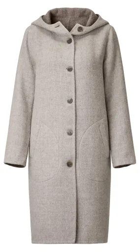 Ladies reversible coat, Gray-brown | Manufactum