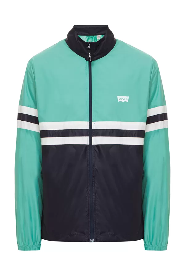 Levi's Colorblock Windbreaker Night Green