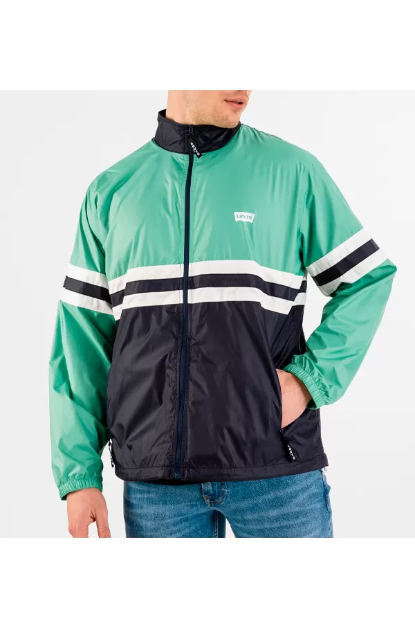 Levi's Colorblock Windbreaker Night Green