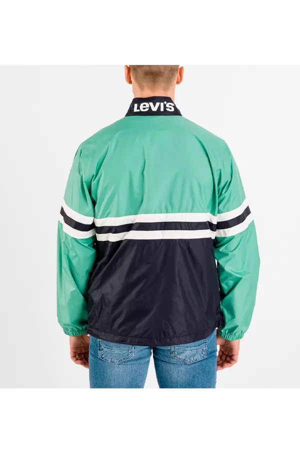 Levi's Colorblock Windbreaker Night Green