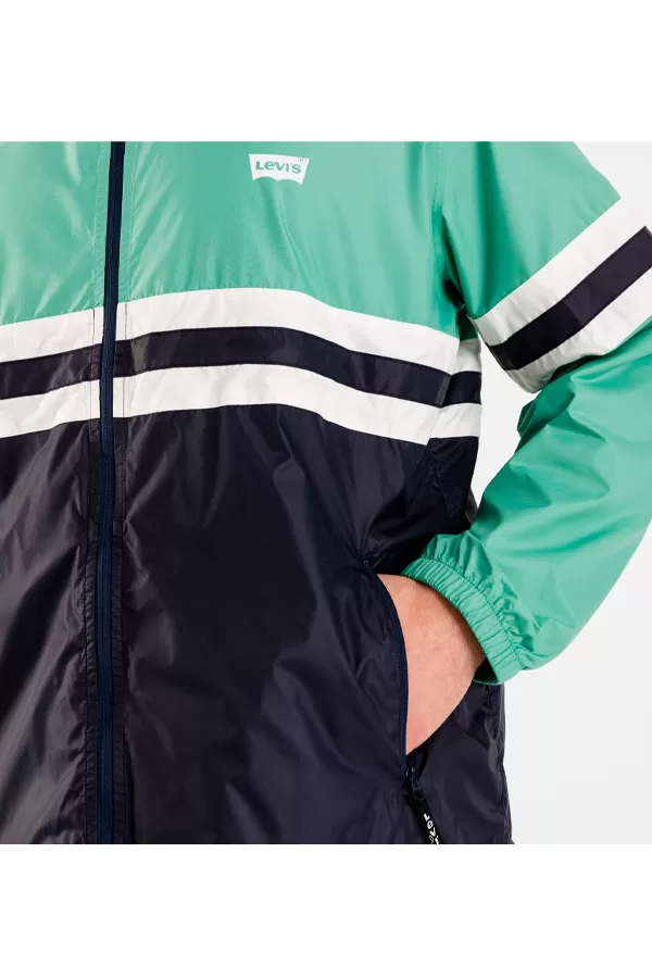 Levi's Colorblock Windbreaker Night Green