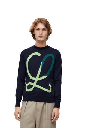 LOEWE  |L intarsia sweater in wool